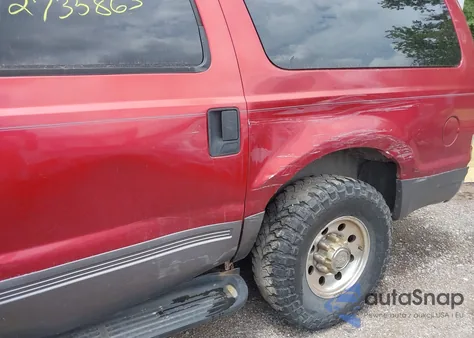 2003 Ford Excursion Xlt z USA, uszkodzony, nr VIN 1FMNU41L03EC79494